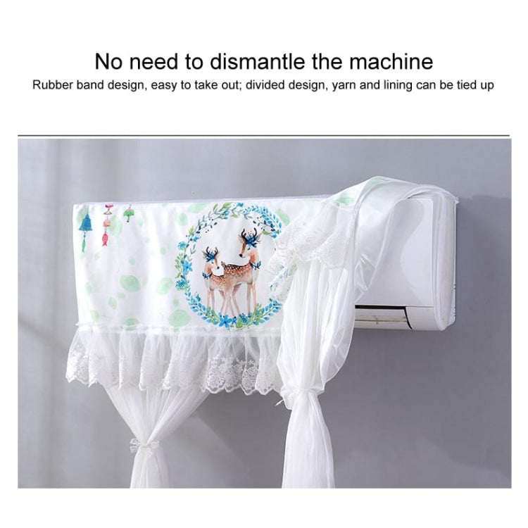 Do Not Take Dust-proof And Anti Direct Blowing Simple Wind Hanging Machine Air Conditioner Moon Cover, Size:Width 92 �� Thickness 20 �� Height 90cm(Pink Chinchilla) - Dust Covers by PMC TechLife | Online Shopping South Africa | PMC TechLife | Buy Now Pay Later Mobicred