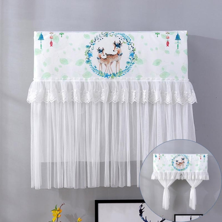 Do Not Take Dust-proof And Anti Direct Blowing Simple Wind Hanging Machine Air Conditioner Moon Cover, Size:Width 92 �� Thickness 20 �� Height 90cm(Garland Deer) - free shipping - PMC TechLife - Order now!