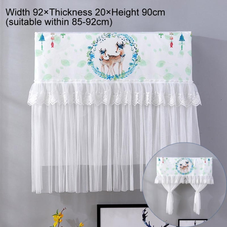 Do Not Take Dust-proof And Anti Direct Blowing Simple Wind Hanging Machine Air Conditioner Moon Cover, Size:Width 92 �� Thickness 20 �� Height 90cm(Garland Deer) - free shipping - PMC TechLife - Order now!