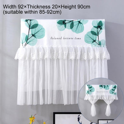 Do Not Take Dust-proof And Anti Direct Blowing Simple Wind Hanging Machine Air Conditioner Moon Cover, Size:Width 98 × Thickness 20 × Height 90cm(Round Leaf) - Dust Covers by PMC Jewellery | Online Shopping South Africa | PMC Jewellery | Buy Now Pay Later Mobicred