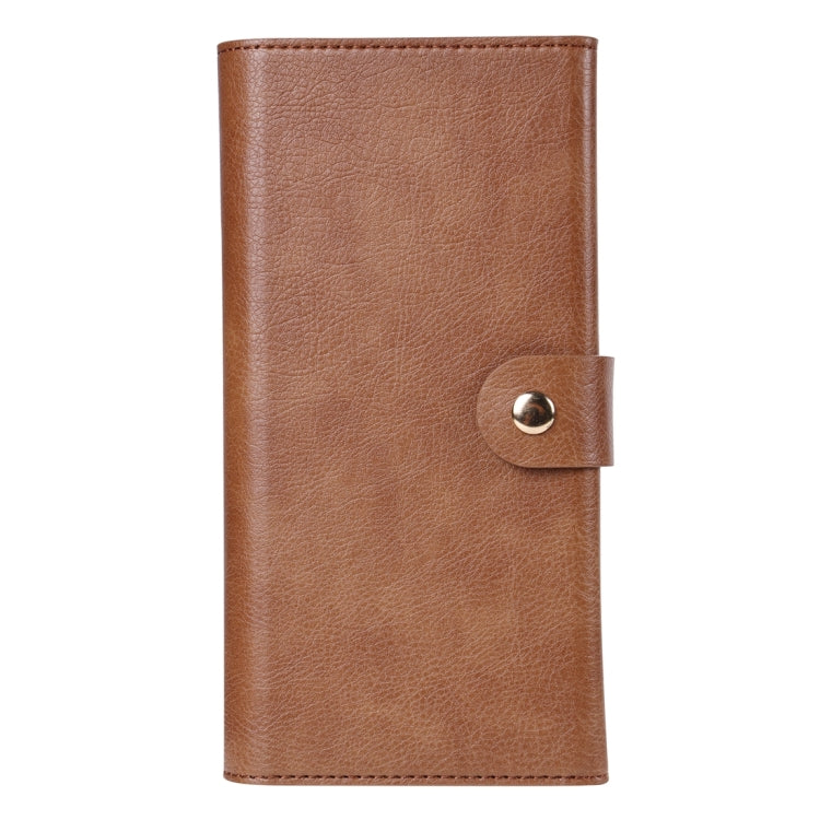 For iPhone 15 ViLi GV Series MagSafe Magnetic Zipper Leather Phone Case(Brown) - free shipping - PMC Jewellery - Order now!