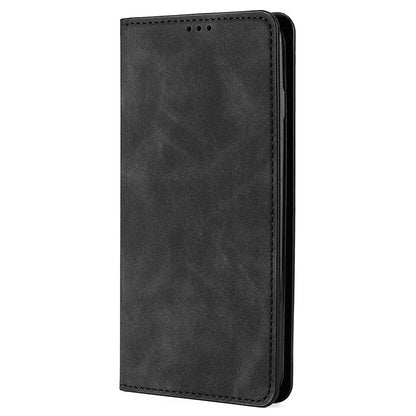 For OPPO A79 5G Skin Feel Magnetic Leather Phone Case(Black) - OPPO Cases by PMC Jewellery | Online Shopping South Africa | PMC Jewellery