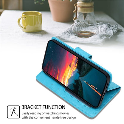 For Honor Magic6 Pro Crystal Texture Leather Phone Case(Sky Blue) - Honor Cases by PMC Jewellery | Online Shopping South Africa | PMC Jewellery | Buy Now Pay Later Mobicred