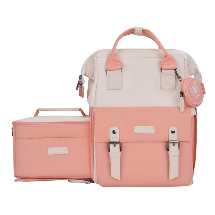 Cwatcun D87 Color Matching Camera Backpack Large Capacity Photography Bag, Size:40.5 x 35 x 20cm Large(Pink) - free shipping - PMC TechLife - Order now!