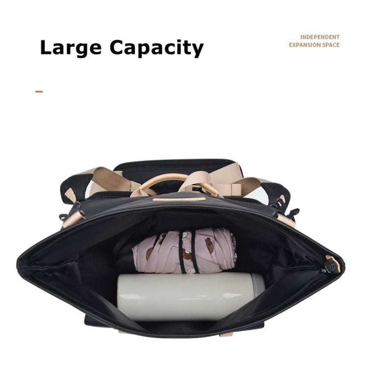 Cwatcun D90 Contrast Color Single Shoulder Camera Bag Outdoor Camera Bag Professional Crossbody Handbag, Size:30.5 x 19 x 20cm Large(Black) - free shipping - PMC TechLife - Order now!