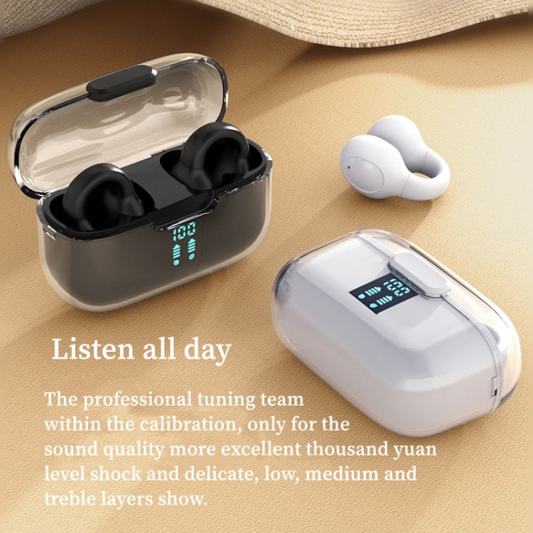 G91 Ear Clip Bone Conduction TWS Noise Reduction Bluetooth Earphone(White) - TWS Earphone by PMC Jewellery | Online Shopping South Africa | PMC Jewellery | Buy Now Pay Later Mobicred