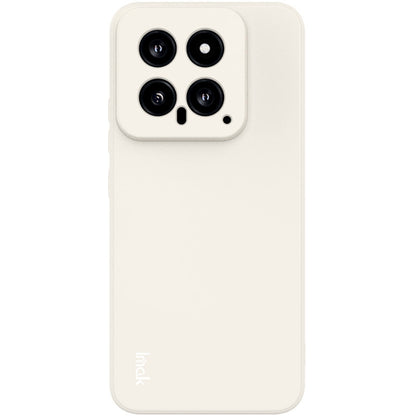 For Xiaomi 14 5G imak UC-4 Series Straight Edge TPU Phone Case(White) - 14 Cases by imak | Online Shopping South Africa | PMC Jewellery | Buy Now Pay Later Mobicred