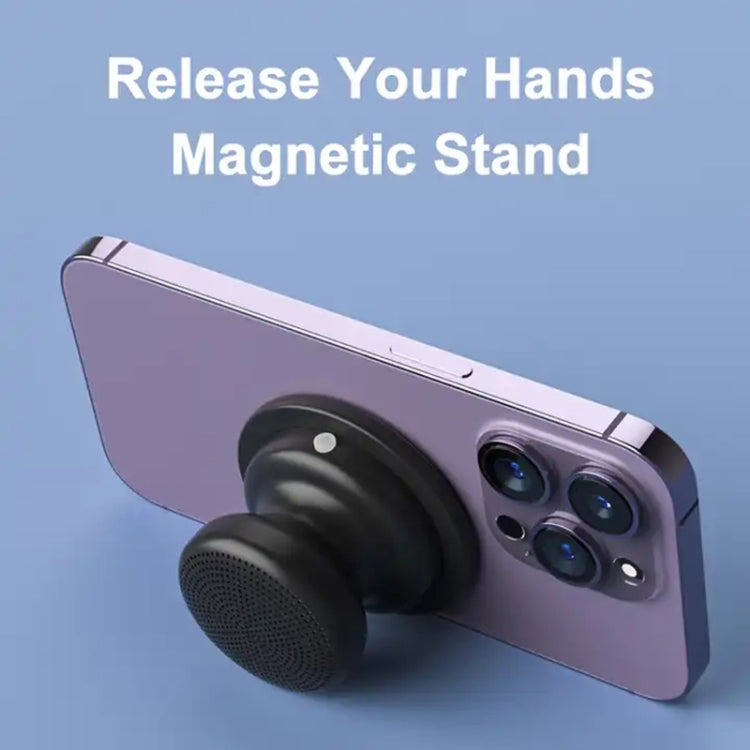 EWA A117 Portable Mini Magnetic Phone Holder Bluetooth Metal Speaker(Blue) - free shipping - PMC Jewellery - Order now!