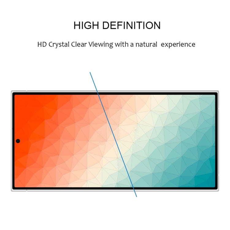 For Samsung Galaxy S24 Ultra 5G Full Glue Screen Tempered Glass Film, Support Fingerprint Unlocking - Galaxy S24 Ultra 5G Tempered Glass by PMC TechLife | Online Shopping South Africa | PMC TechLife