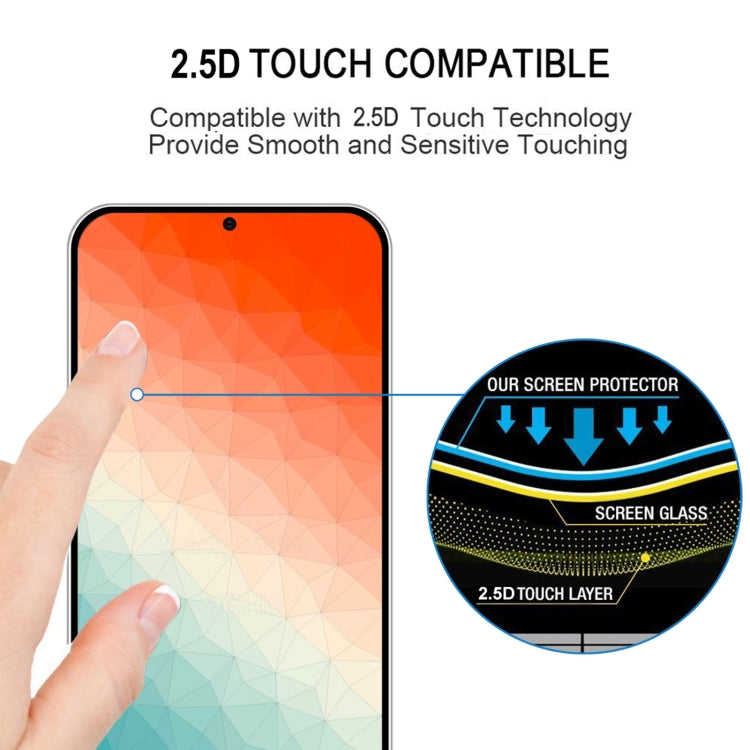 For Samsung Galaxy S24 5G 25pcs Full Glue Screen Tempered Glass Film, Support Fingerprint Unlocking - Galaxy S24 5G Tempered Glass by PMC Jewellery | Online Shopping South Africa | PMC Jewellery | Buy Now Pay Later Mobicred