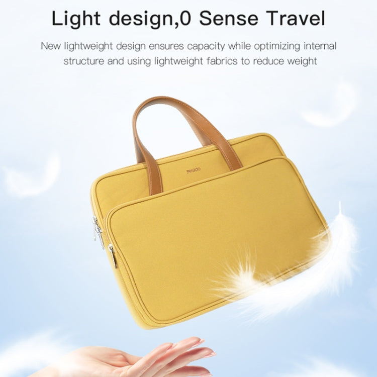 Yesido WB36 14 inch Waterproof Oxford Cloth Laptop Bag(Yellow) - free shipping - PMC Jewellery - Order now!