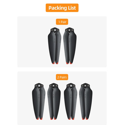 For DJI Air 3 Sunnylife 8747F Carbon Fiber Paddle Propeller Wing Blade, Quantity:1 Pair - Others by Sunnylife | Online Shopping South Africa | PMC Jewellery | Buy Now Pay Later Mobicred