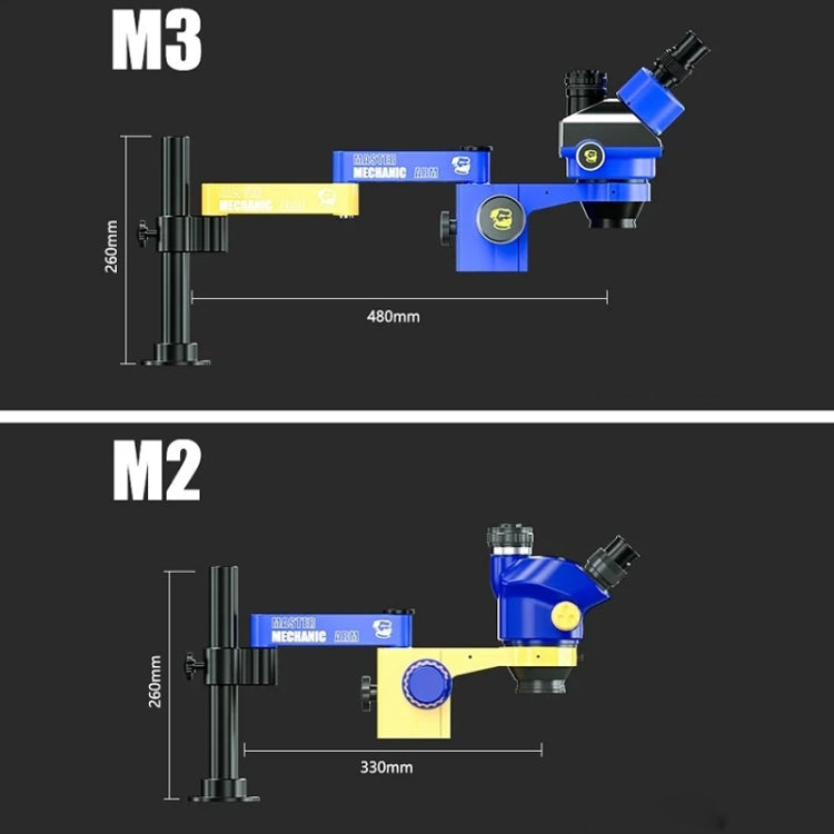 Mechanic 360 Rotation Swing Arm Universal Aluminum Alloy Microscope Bracket, Model:M2 - Microscope Magnifier Series by MECHANIC | Online Shopping South Africa | PMC Jewellery