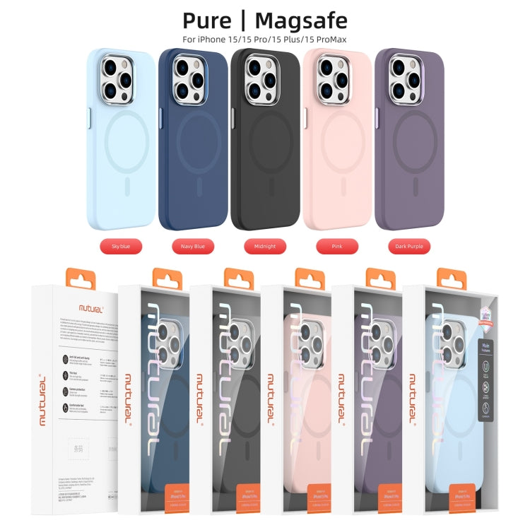 For iPhone 15 Pro Mutural Karen Series Liquid Silicone Magsafe Phone Case(Pink) - iPhone 15 Pro Cases by Mutural | Online Shopping South Africa | PMC Jewellery