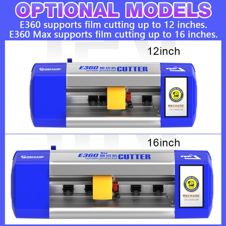 Mechanic Universal Cloud Intelligent Flexible Hydrogel Film Cutting Machine, Model:E360 Max(EU Plug) - Phone Film Cutter by MECHANIC | Online Shopping South Africa | PMC Jewellery | Buy Now Pay Later Mobicred