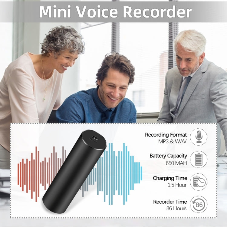 MZ010 HD Noise Reduction Portable Recorder, Capacity:16GB - Recording Pen by PMC Jewellery | Online Shopping South Africa | PMC Jewellery | Buy Now Pay Later Mobicred