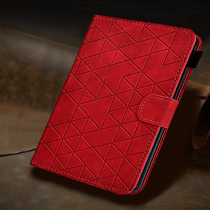 For iPad Pro 11 2024 Rhombus TPU Smart Leather Tablet Case(Red) - iPad Pro 11 2024 Cases by PMC Jewellery | Online Shopping South Africa | PMC Jewellery | Buy Now Pay Later Mobicred