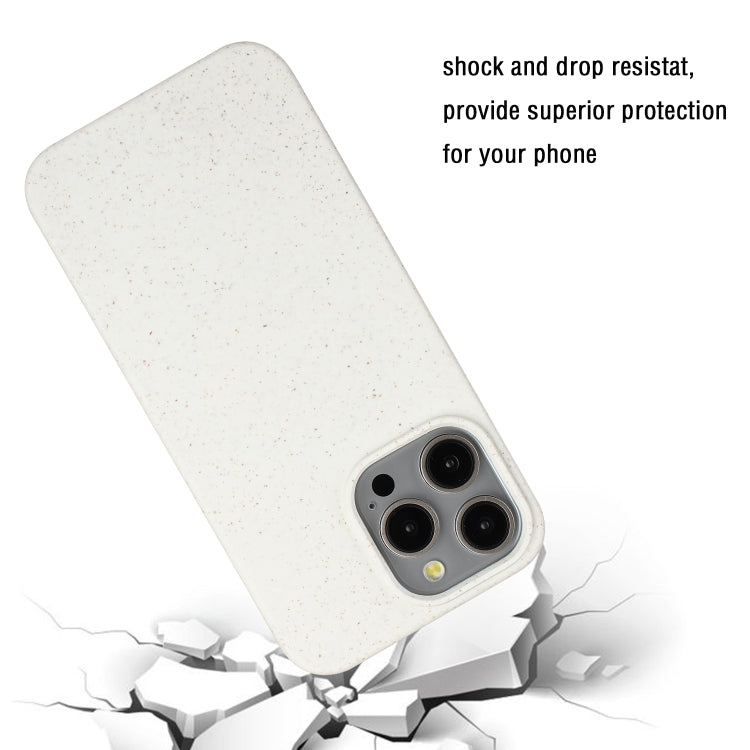 For iPhone 13 Pro Max Wheat MagSafe Magnetic Straw Material + TPU Phone Case(White) - iPhone 13 Pro Max Cases by PMC Jewellery | Online Shopping South Africa | PMC Jewellery