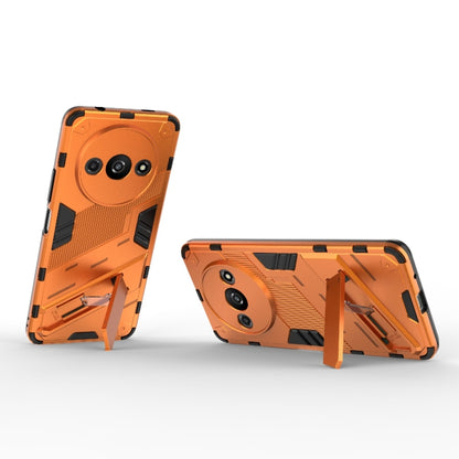 For Xiaomi Redmi A3 4G Global Punk Armor 2 in 1 PC + TPU Phone Case with Holder(Orange) - Xiaomi Cases by PMC Jewellery | Online Shopping South Africa | PMC Jewellery | Buy Now Pay Later Mobicred