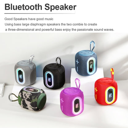 T&G TG664 LED Portable Subwoofer Wireless Bluetooth Speaker(Blue) - Desktop Speaker by T&G | Online Shopping South Africa | PMC Jewellery | Buy Now Pay Later Mobicred