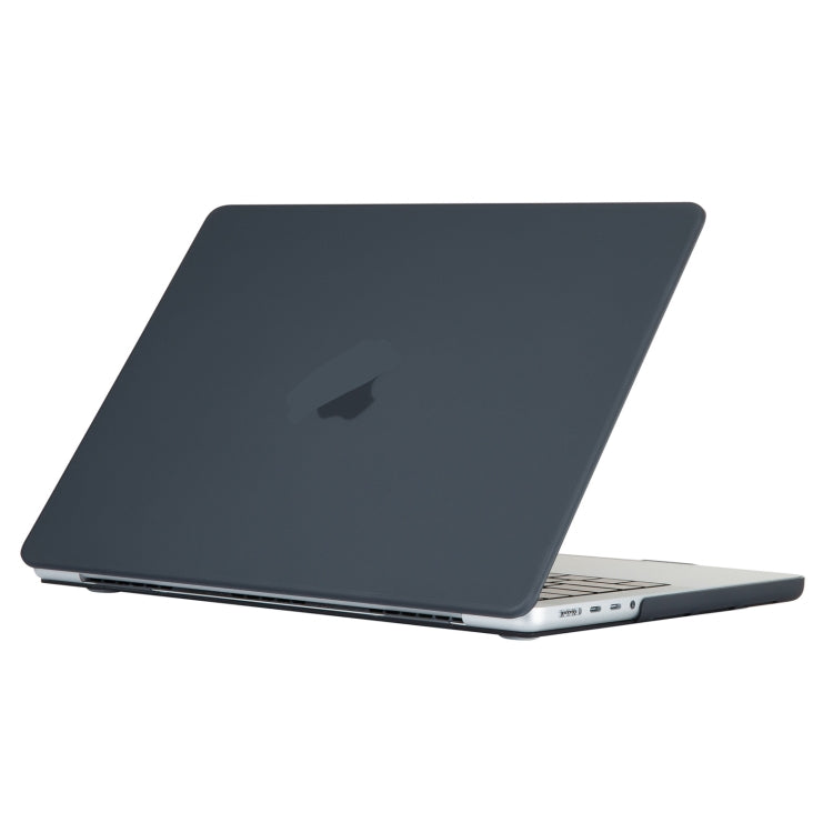 For MacBook Pro 16 inch M3 Laptop Matte Style Protective Case(Black) - MacBook Pro Cases by PMC Jewellery | Online Shopping South Africa | PMC Jewellery | Buy Now Pay Later Mobicred