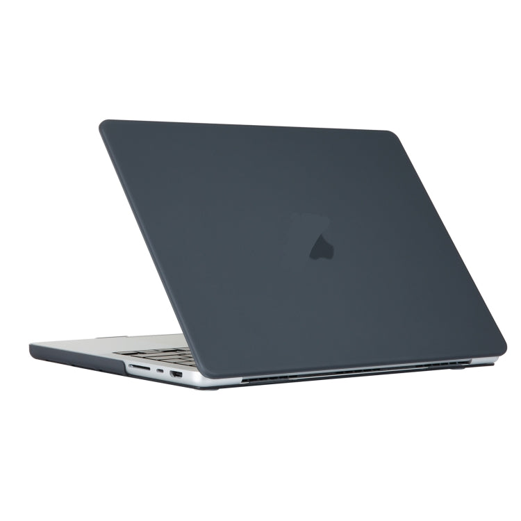 For MacBook Pro 16 inch M3 Laptop Matte Style Protective Case(Black) - MacBook Pro Cases by PMC Jewellery | Online Shopping South Africa | PMC Jewellery | Buy Now Pay Later Mobicred