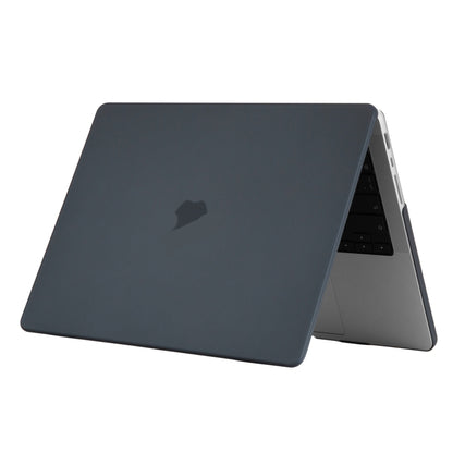 For MacBook Pro 16 inch M3 Laptop Matte Style Protective Case(Black) - MacBook Pro Cases by PMC Jewellery | Online Shopping South Africa | PMC Jewellery | Buy Now Pay Later Mobicred