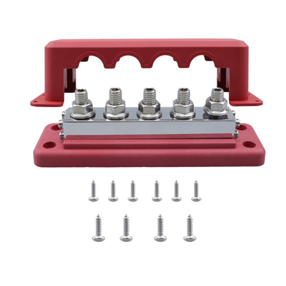 CP-4330-02 600A M10 Power Distribution Block Terminal Studs(Red) - Booster Cable & Clip by PMC Jewellery | Online Shopping South Africa | PMC Jewellery | Buy Now Pay Later Mobicred