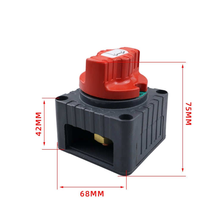 CP-4341 Yacht RV Single-circuit High-current Knob Power-off Switch(Black) - Car Switches by PMC Jewellery | Online Shopping South Africa | PMC Jewellery | Buy Now Pay Later Mobicred