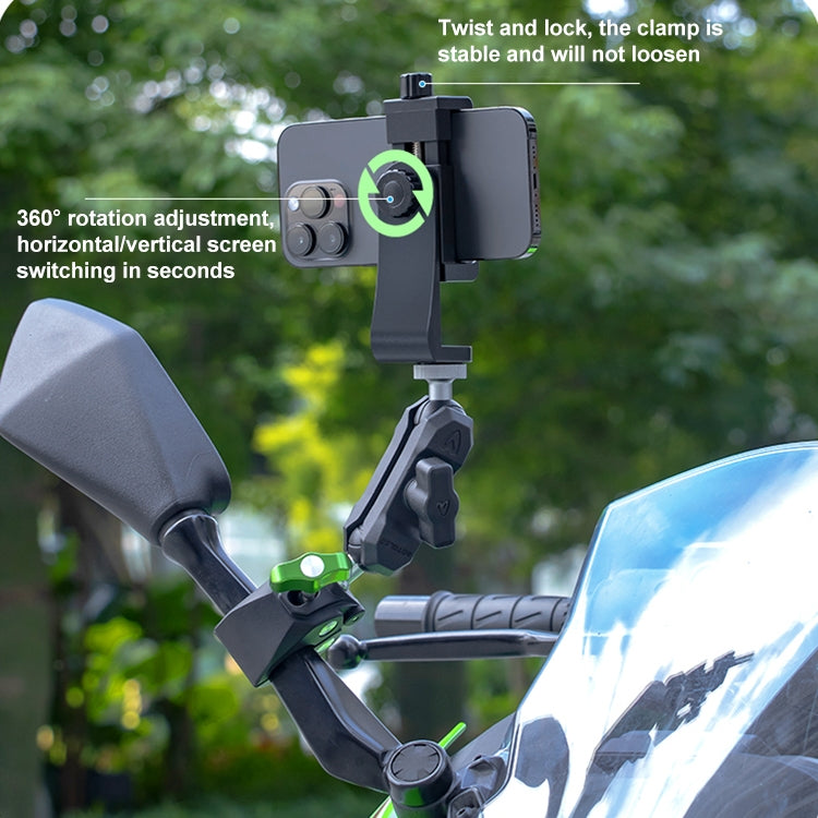 RUIGPRO Crab Clamp Action Camera Bracket 3-claw Ball Head Mount - Holder by RUIGPRO | Online Shopping South Africa | PMC Jewellery | Buy Now Pay Later Mobicred