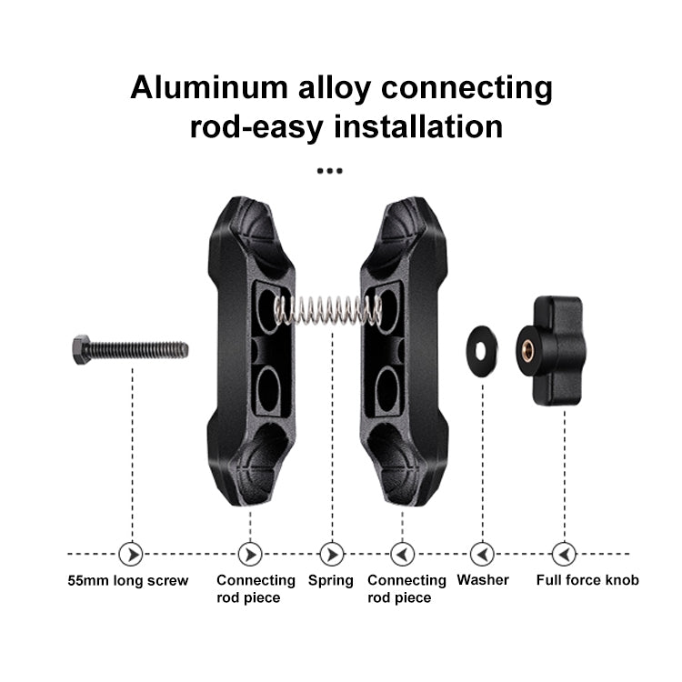 RUIGPRO Crab Clamp Action Camera Bracket Dual-Head Crab - Holder by RUIGPRO | Online Shopping South Africa | PMC Jewellery | Buy Now Pay Later Mobicred