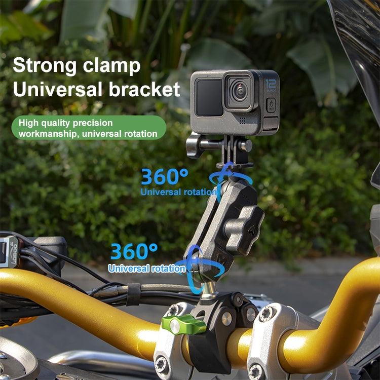 RUIGPRO Crab Clamp Action Camera Bracket Dual-Head Crab 3-Stage Selfie Stick - Holder by RUIGPRO | Online Shopping South Africa | PMC Jewellery | Buy Now Pay Later Mobicred