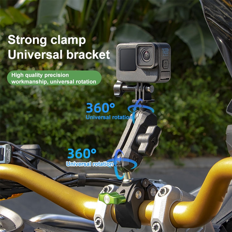 RUIGPRO Crab Clamp Action Camera Bracket 1/4 Dual-Head Crab 3-Stage Selfie Stick - free shipping - PMC TechLife - Order now!