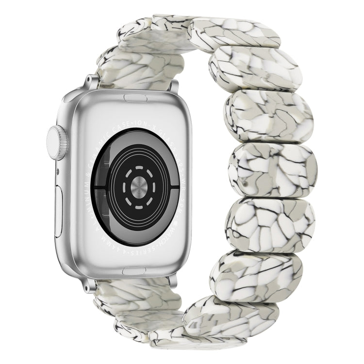 For Apple Watch SE 2022 40mm Stretch Rope Resin Watch Band(Earth Cracks) - Watch Bands by PMC TechLife | Online Shopping South Africa | PMC TechLife