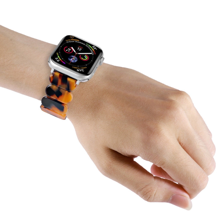 For Apple Watch Series 9 41mm Stretch Rope Resin Watch Band(Pink) - Watch Bands by PMC TechLife | Online Shopping South Africa | PMC TechLife