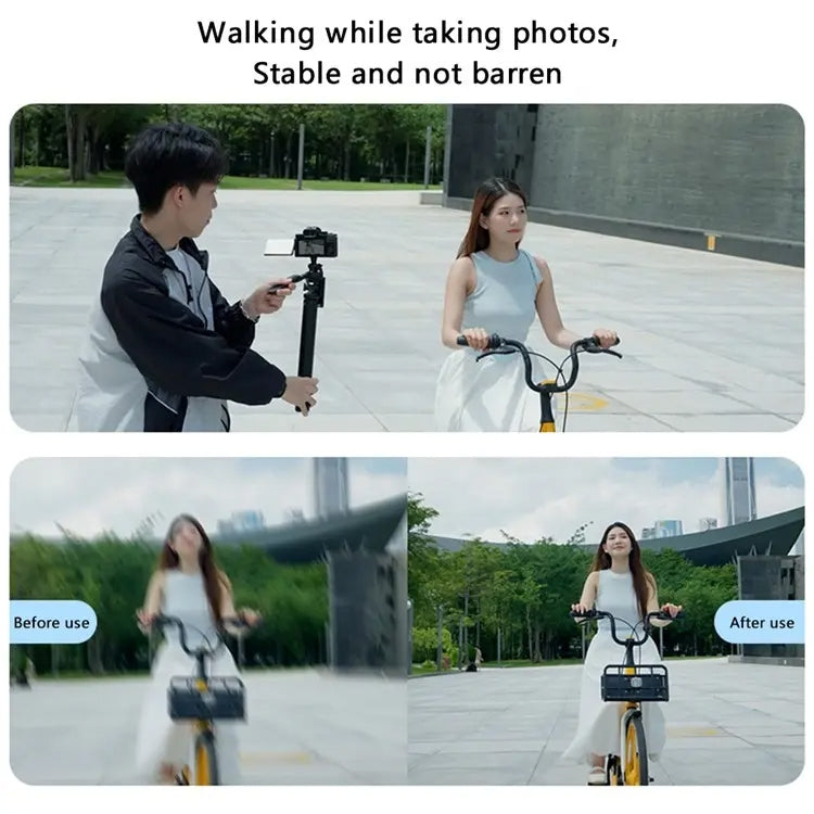 YESIDO SF17 Multifunctional Retractable Metal Tripod Stand Selfie Stick for Cell Phones Camera(Black) - free shipping - PMC Jewellery - Order now!