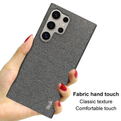 For Samsung Galaxy S24 Ultra 5G imak Ruiyi Series Cloth Texture PU + PC Phone Case(Dark Grey) - Galaxy S24 Ultra 5G Cases by imak | Online Shopping South Africa | PMC Jewellery | Buy Now Pay Later Mobicred