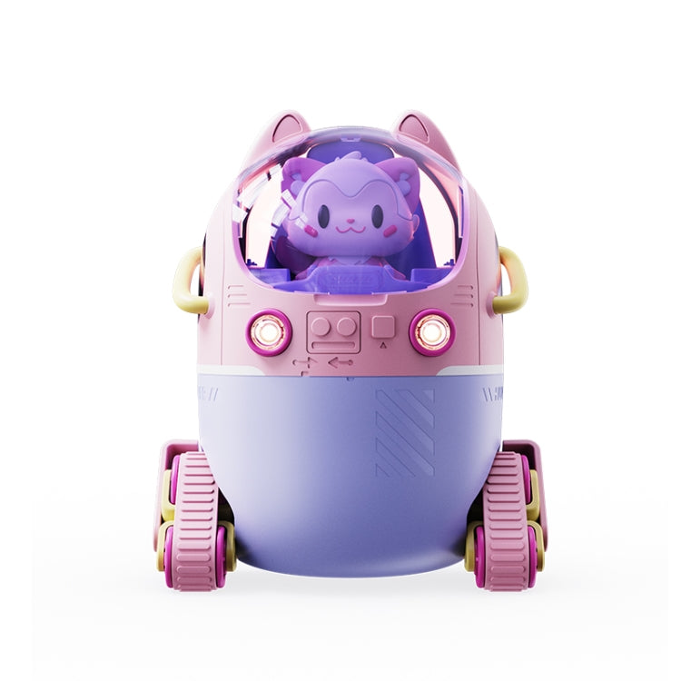 MJ066 220ML Portable Desktop Cute Cartoon Tank Car Air Humidifier with LED Lights, Model:Rechargeable(Pink) - free shipping - PMC TechLife - Order now!