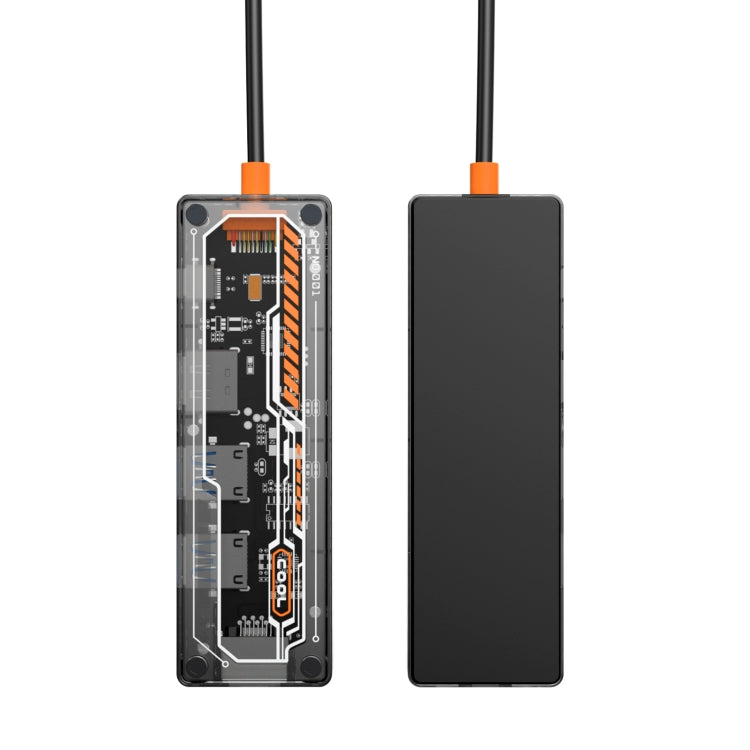 SW5R 5 in 1 Type-C to PD + USB3.0 + USB2.0 + HDMI + RJ45 HUB Docking Station(Grey) - USB HUB by PMC Jewellery | Online Shopping South Africa | PMC Jewellery | Buy Now Pay Later Mobicred