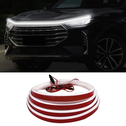 Car Startup Scan Through Hood LED Daytime Running Atmosphere Light, Length:1.5m(White Light) - Running Lights by PMC Jewellery | Online Shopping South Africa | PMC Jewellery | Buy Now Pay Later Mobicred