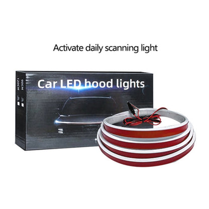 Car Startup Scan Through Hood LED Daytime Running Atmosphere Light, Length:1.8m(Blue Light) - Running Lights by PMC Jewellery | Online Shopping South Africa | PMC Jewellery | Buy Now Pay Later Mobicred