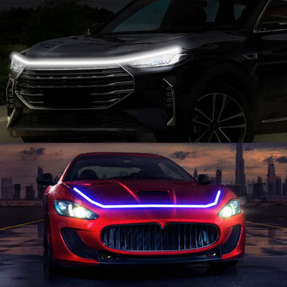 Car Startup Scan Through Hood LED Daytime Running Atmosphere Light, Length:1.5m(Blue Light) - Running Lights by PMC Jewellery | Online Shopping South Africa | PMC Jewellery | Buy Now Pay Later Mobicred