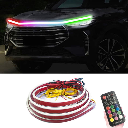 Car Startup Scan Through Hood LED Daytime Running Atmosphere Light, APP Control, Length:1.2m(Symphony) - Running Lights by PMC Jewellery | Online Shopping South Africa | PMC Jewellery | Buy Now Pay Later Mobicred