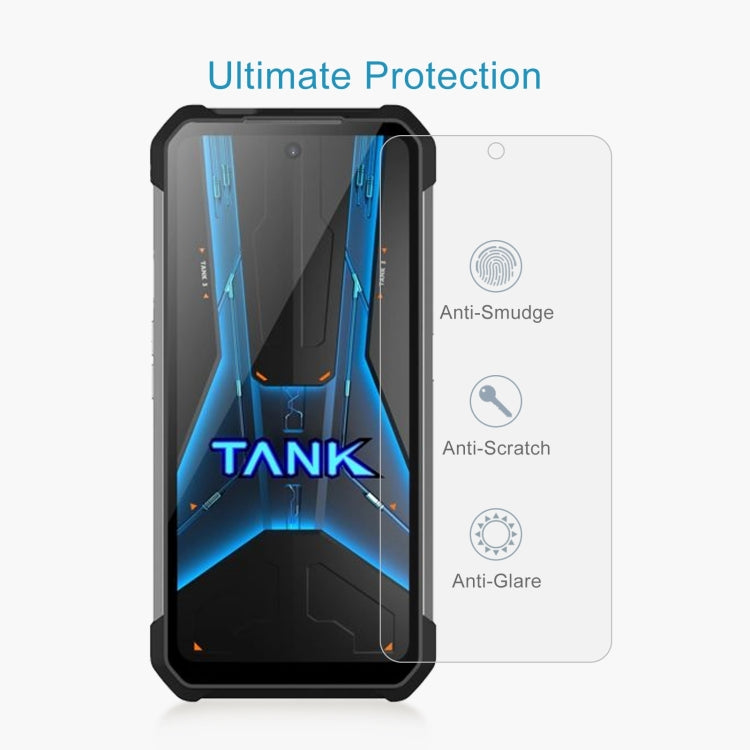 For Unihertz Tank 3 Pro 8849 50pcs 0.26mm 9H 2.5D Tempered Glass Film - Others by PMC TechLife | Online Shopping South Africa | PMC TechLife | Buy Now Pay Later Mobicred