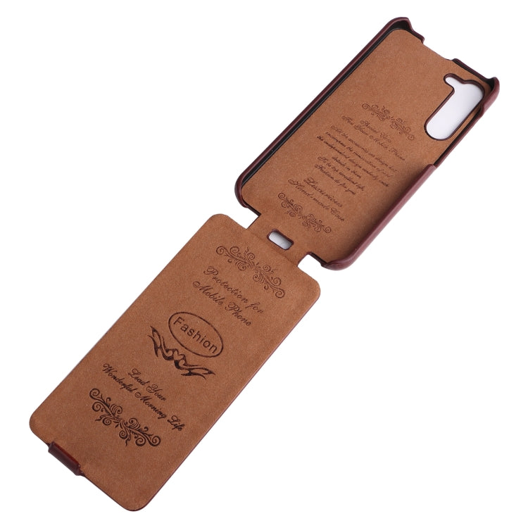 For Samsung Galaxy S24+ 5G Fierre Shann 64 Texture Vertical Flip PU Leather Phone Case(Brown) - Galaxy S24+ 5G Cases by FIERRE SHANN | Online Shopping South Africa | PMC Jewellery | Buy Now Pay Later Mobicred