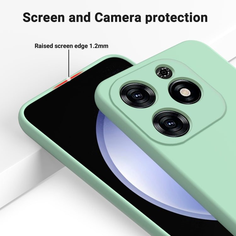 For Tecno Spark 20C/Go 2024 Solid Color Liquid Silicone Dropproof Full Coverage Protective Case(Green) - Tecno Cases by PMC Jewellery | Online Shopping South Africa | PMC Jewellery | Buy Now Pay Later Mobicred