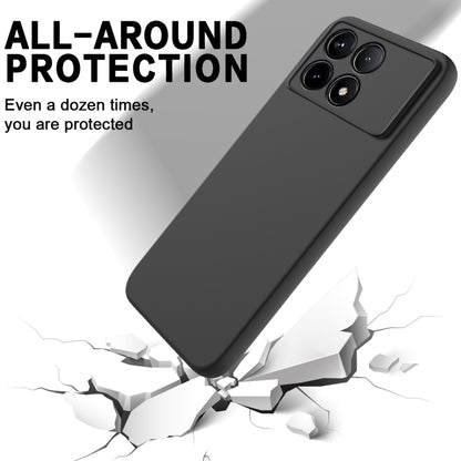 For Xiaomi Redmi K70/K70 Pro Solid Color Liquid Silicone Dropproof Full Coverage Phone Case(Black) - K70 Pro Cases by PMC Jewellery | Online Shopping South Africa | PMC Jewellery | Buy Now Pay Later Mobicred