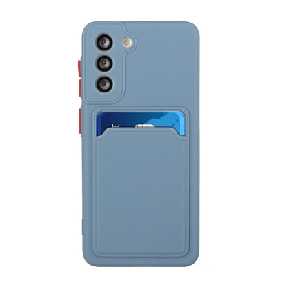 For Samsung Galaxy S24 5G / S25 5G Card Slot Design Shockproof TPU Phone Case(Grey) - Galaxy S24 5G Cases by PMC Jewellery | Online Shopping South Africa | PMC Jewellery | Buy Now Pay Later Mobicred