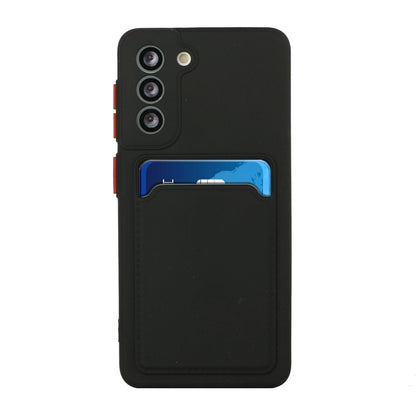 For Samsung Galaxy S24+ / S25+ Card Slot Design Shockproof TPU Phone Case(Black) - Galaxy S24+ 5G Cases by PMC Jewellery | Online Shopping South Africa | PMC Jewellery | Buy Now Pay Later Mobicred