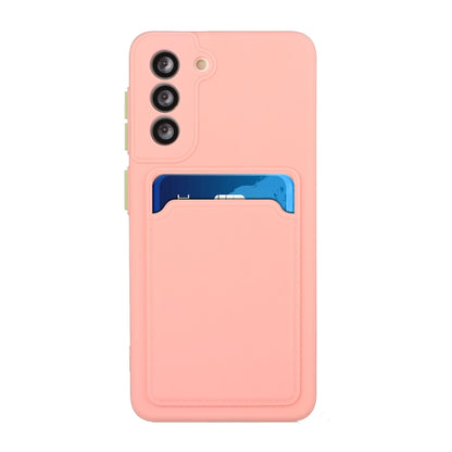 For Samsung Galaxy S24+ / S25+ Card Slot Design Shockproof TPU Phone Case(Pink) - Galaxy S24+ 5G Cases by PMC Jewellery | Online Shopping South Africa | PMC Jewellery | Buy Now Pay Later Mobicred